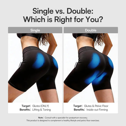 NAIA Recovery Pulse EMS Toning Shorts Advanced Pelvic Health & Glute Toner